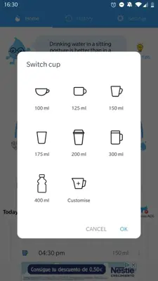 Drink Water Reminder android App screenshot 6